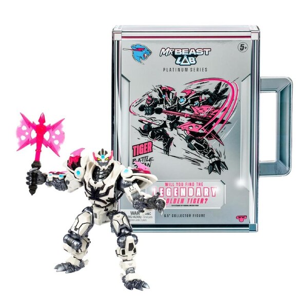 Mr Beast Lab Platinum Series S2 W1 Collector Pack Tiger Battle Titan Figure