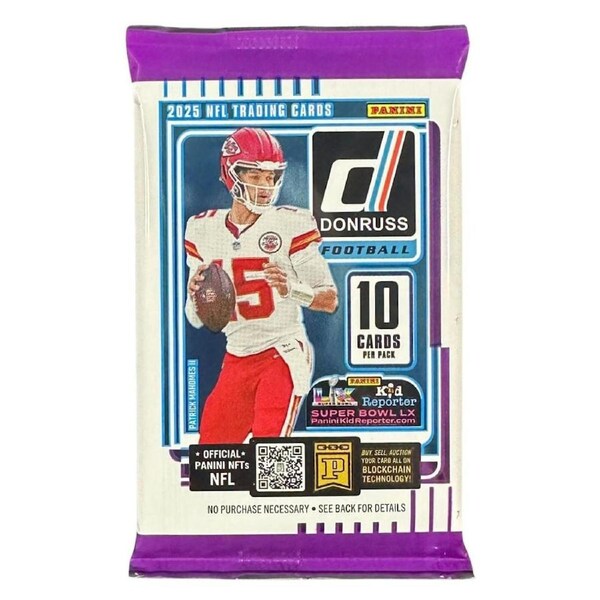 Panini 2025 NFL Donruss Football Hobby Pack