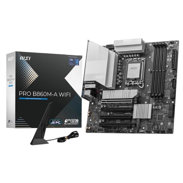 MSI Pro B860M-A WiFi LGA 1851 mATX Motherboard (PRO B860M-A WIFI)
