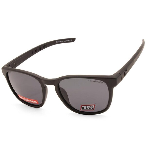 Dirty Dog Lit Satin Black/Grey Unisex Polarised Sunglasses