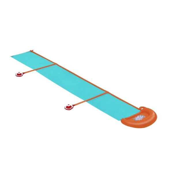 Bestway 4.88m StompBlast Single Water Slide Blue/Orange