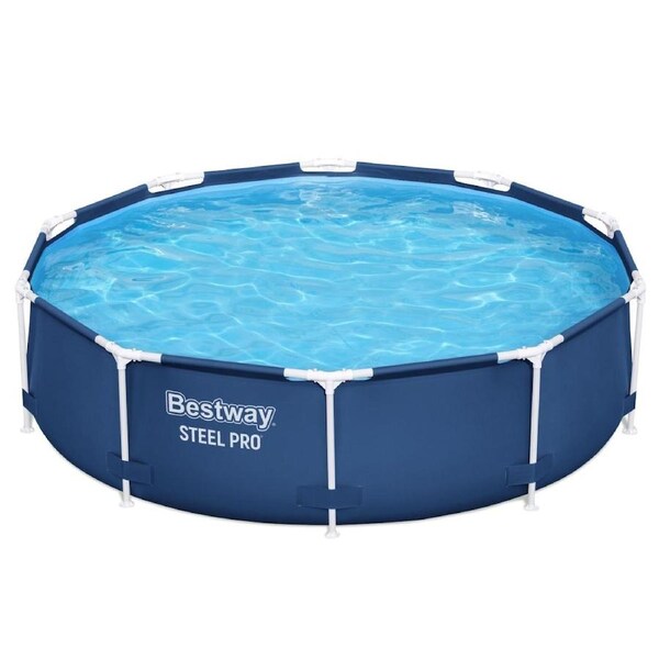 Bestway 3.05m x 76cm Round Large Pool Set Blue