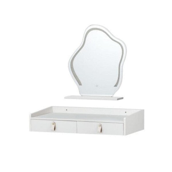 Dressing Table Floating LED White Daphne