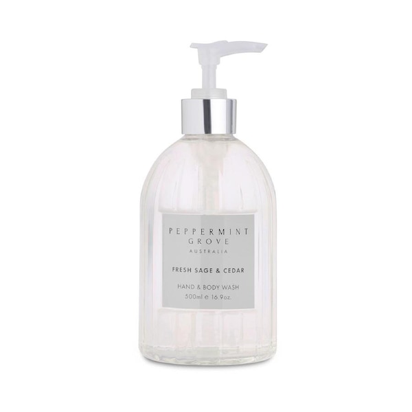 Peppermint Grove Australia Fresh Sage & Cedar - Hand & Body Wash 500ml