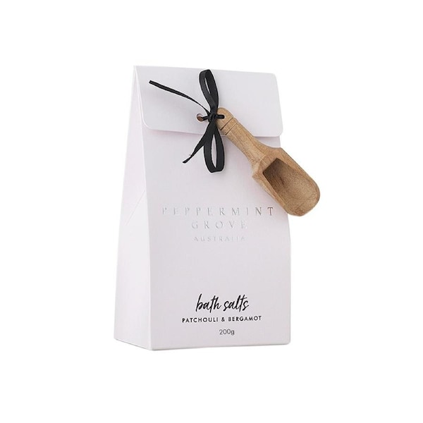 Peppermint Grove Australia Patchouli & Bergamot - Bath Salts 200g