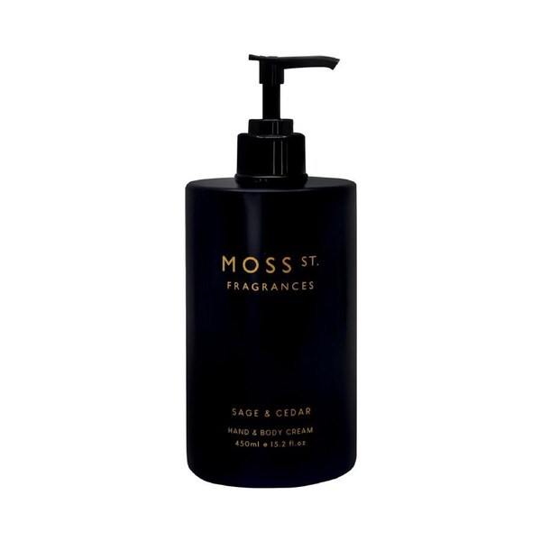 Moss St. Fragrances Sage & Cedar - Hand & Body Cream 450ml