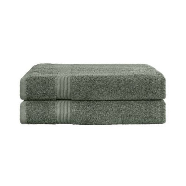 2 Pack Bath Sheets Set Cotton Extra Large Towel Green