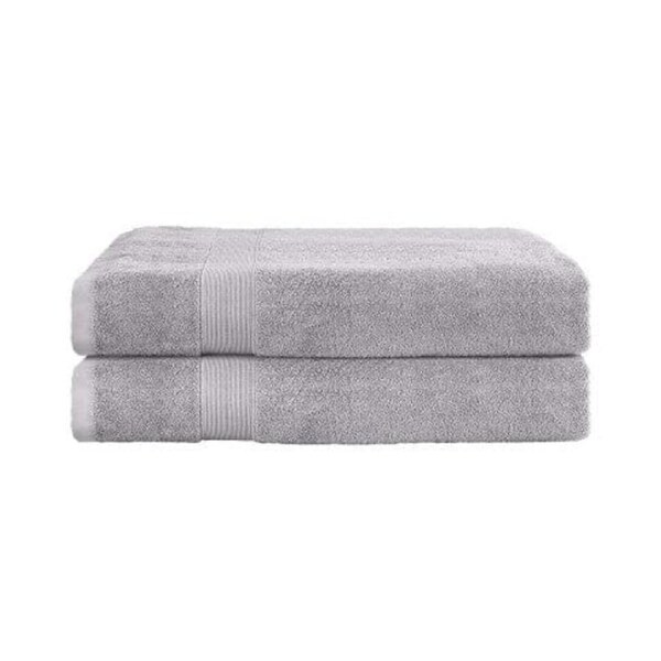 2 Pack Bath Sheets Set Cotton Extra Large Towel Grey