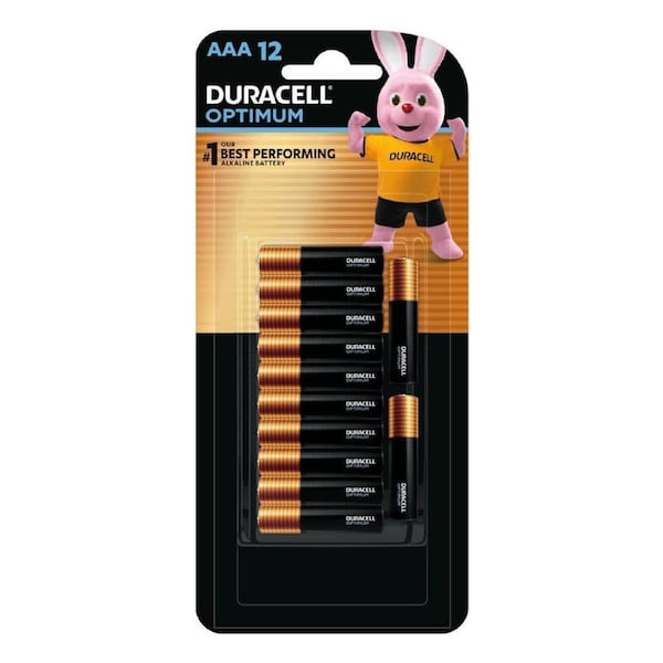 Duracell Optimum AAA Batteries 12pk