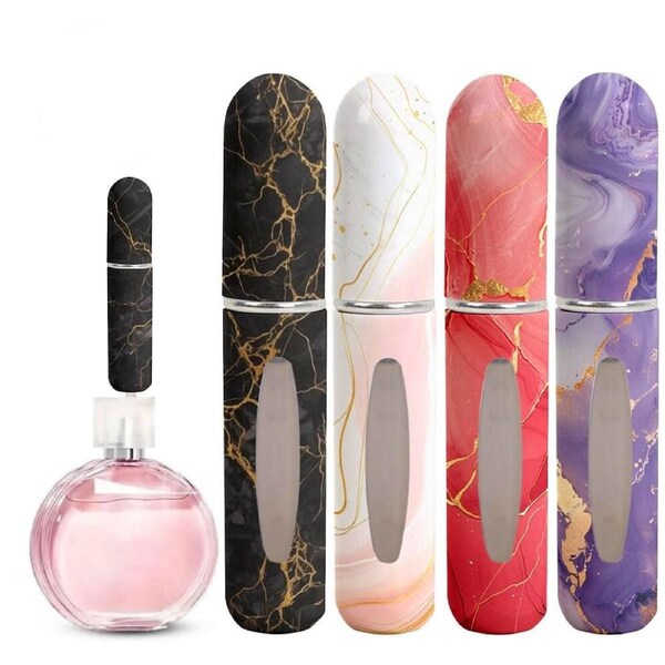 4Pcs 5Ml Portable Refillable Perfume Spray Bottle Perfume Refill Travel Bottles