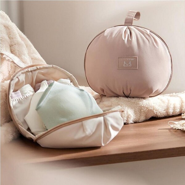 2PCS Travel Underwear Packing Portable Luggage Organizer Storage Bag for women