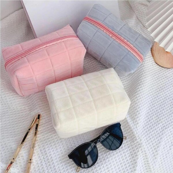 3 Pack Makeup Bag for Women Portable Travel Small Cosmetic Bag Storage Bag