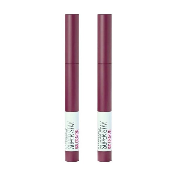2 x Maybelline SuperStay Ink Crayon Lipstick 1.2g - 20 Enjoy The View
