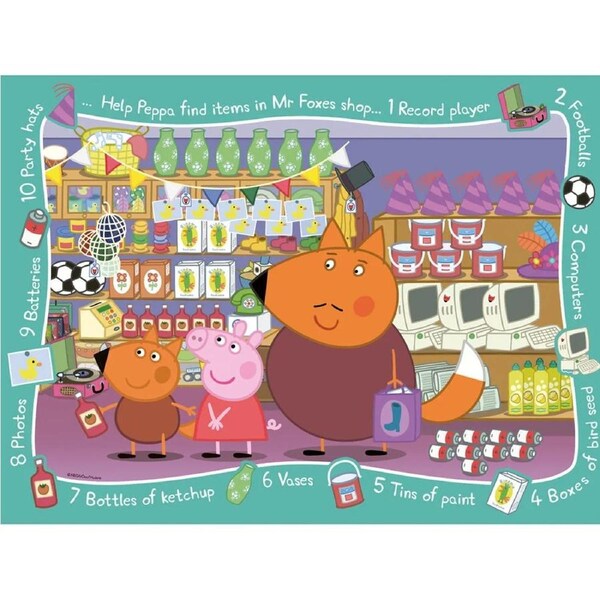 Ravensburger - Counting With Peppa Pig My First Floor Puzzle 16pc