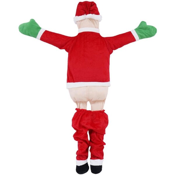 Christmas Hanging Plush Santa Pants Down 1.15m