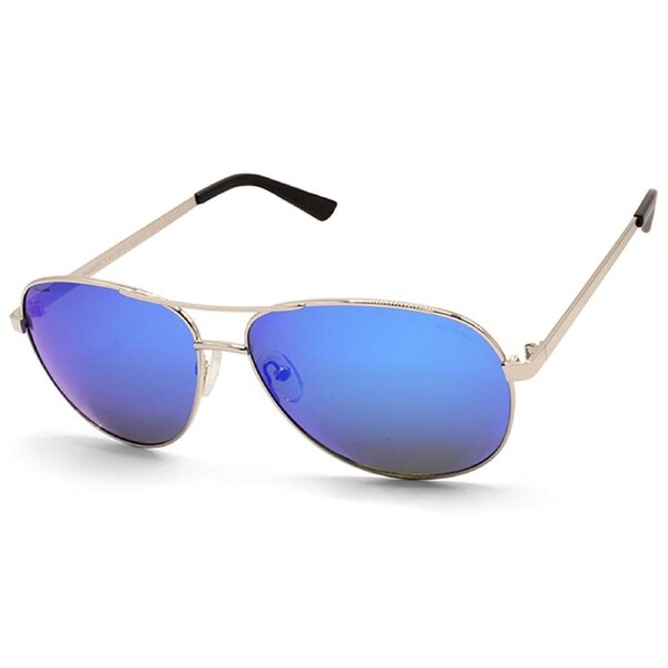 North Beach Pollack Silver/Blue Mirror Polarised Unisex Sunglasses