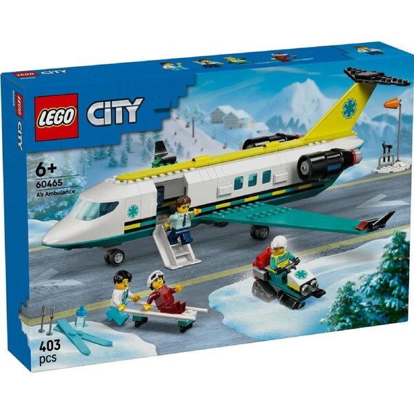 LEGO City Emergency Air Ambulance Airplane 60465