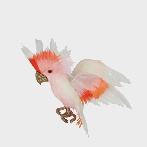 Galah Flying Small Pink & White 15cm