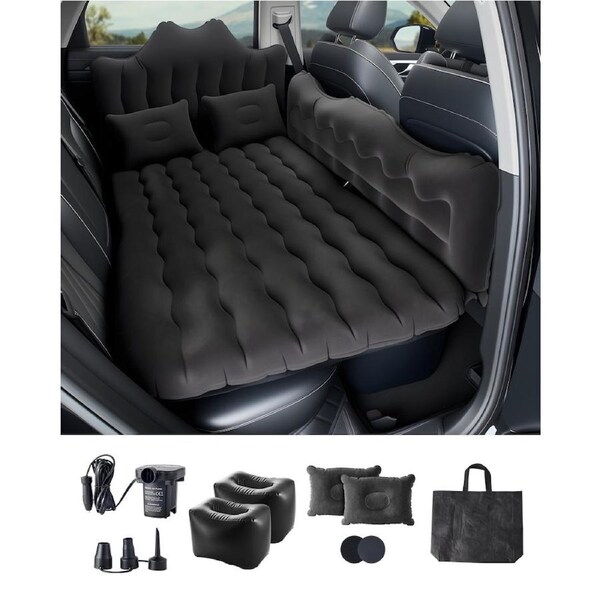 Car Air Mattress Inflatable Car Camping Travel Sleeping Bed SUV MPV Sedan