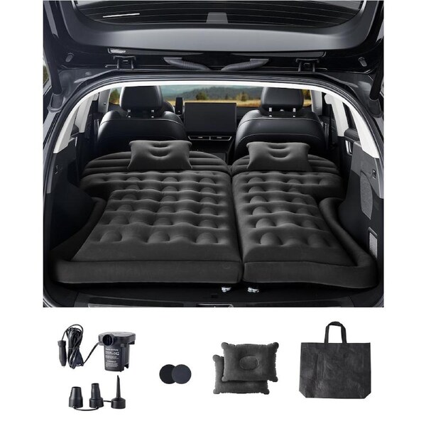 Car Air Mattress Inflatable Car Camping Travel Sleeping Bed SUV MPV Sedan