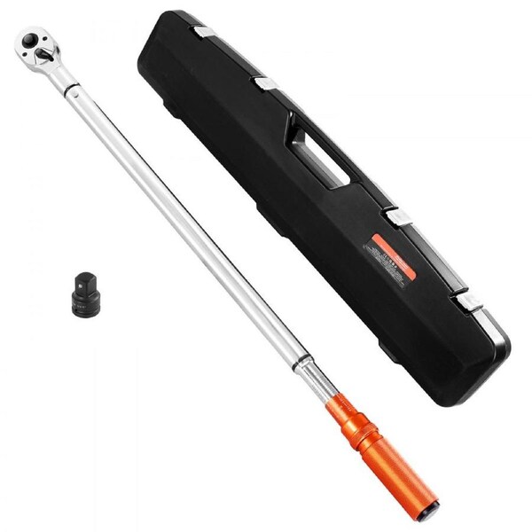 Click Torque Wrench 3/4Inch Drive 100-600 lbf-ft/136-814N.m Dual-direction