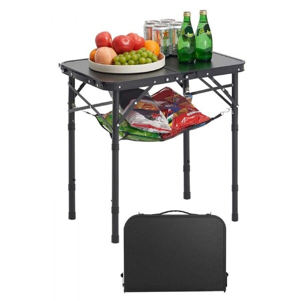 60cm Folding Portable Camping Table Aluminum Picnic Table Indoor Outdoor