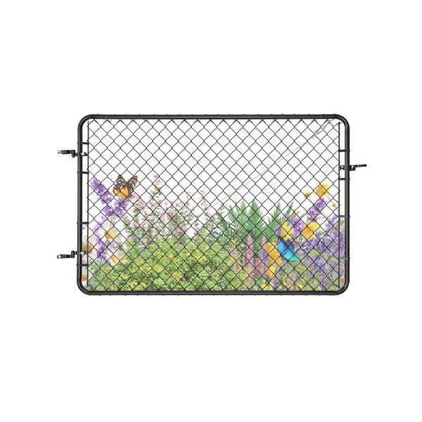 Chain Link Fence Gate Fit 2.2-6 ft x 6 ft Garden Gate Posts Not Included