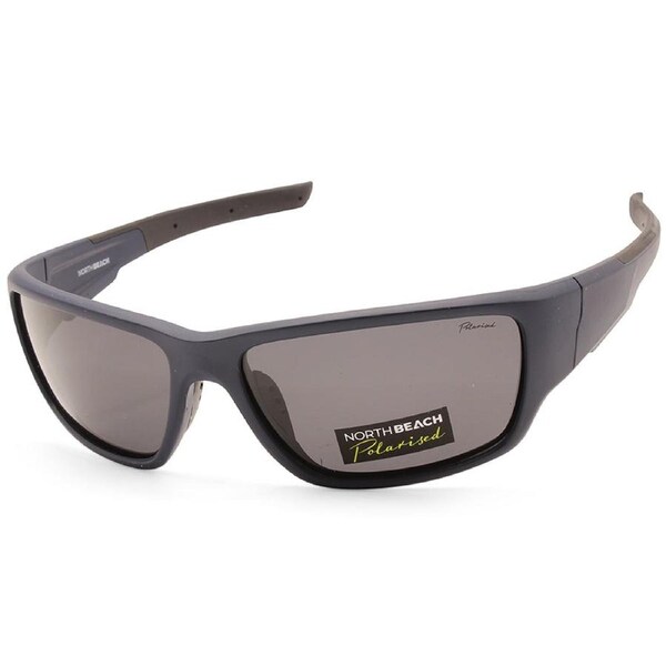 North Beach Luxy Satin Navy/Grey Polarised Men's Sunglasses