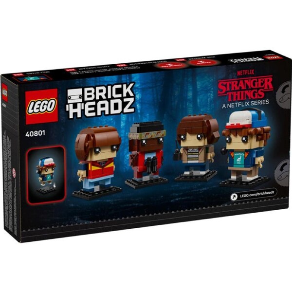 LEGO 40801 - BrickHeadz Stranger Things Mike, Dustin, Lucas and Will