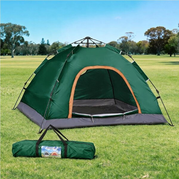 2 Person Weisshorn Camping Tent Instant Tent Green