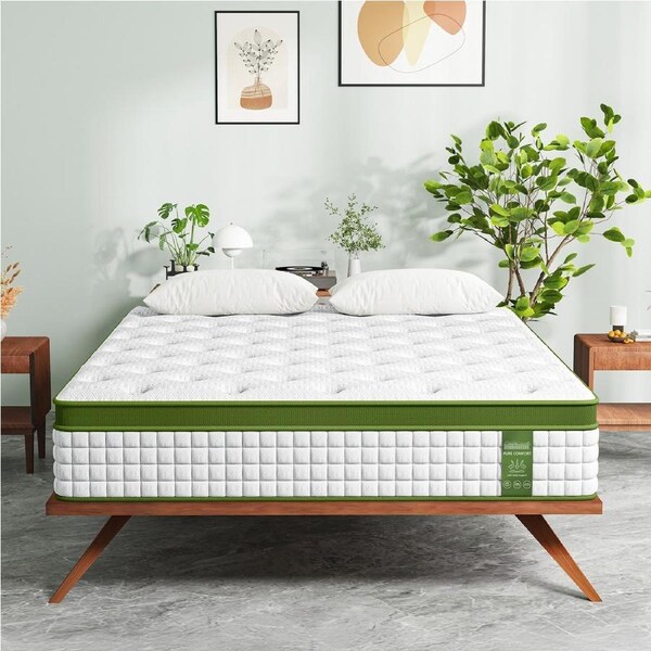 30cm King Single BedStory Gel Memory Hybrid Mattress 5 Zone Pocket Spring