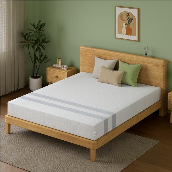 20cm Queen BedStory Two Sided Gel Memory Foam Mattress Medium Soft & Firm