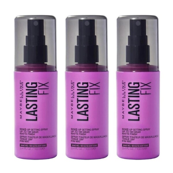 3 x Maybelline Lasting Fix Makeup Setting Spray 100mL
