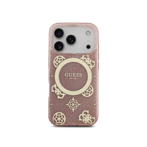 Guess 4G Peony Edition (MS) - iPhone 17 Pro - Pink/Gold