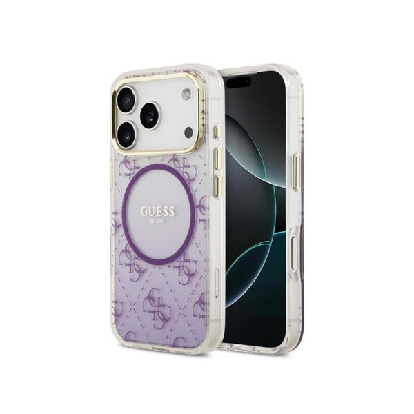 Guess 4G Glitter Gradient (MS) - iPhone 17 Pro - Purple
