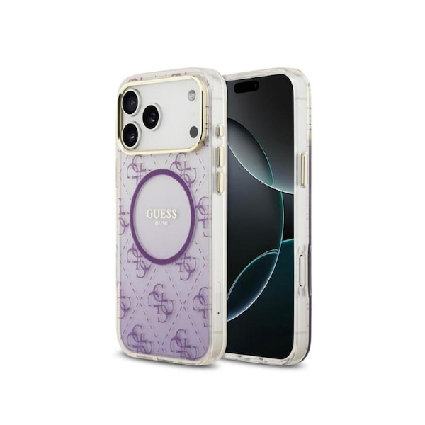 Guess 4G Glitter Gradient (MS) - iPhone 17 Pro Max - Purple