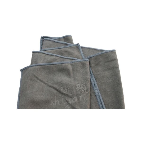 Yoga Pilates Hand Towel Mat Workout Absorbing Microfiber 67Cm Grey Grey
