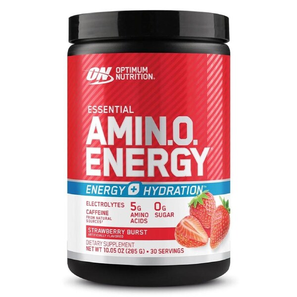 Optimum Nutrition Amino Energy + Electrolytes Powder Strawberry 285g