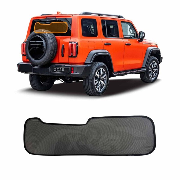 Rear Windscreen Sun Shade for GWM Tank 300 Tank300 2023-Onwards Car Custom Wind Screen Sun Blind Mesh