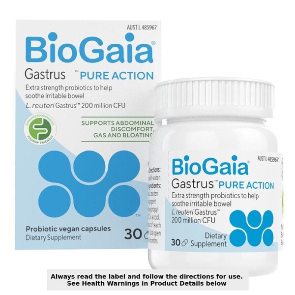 BioGaia Gastrus Pure Capsules 30 Capsules