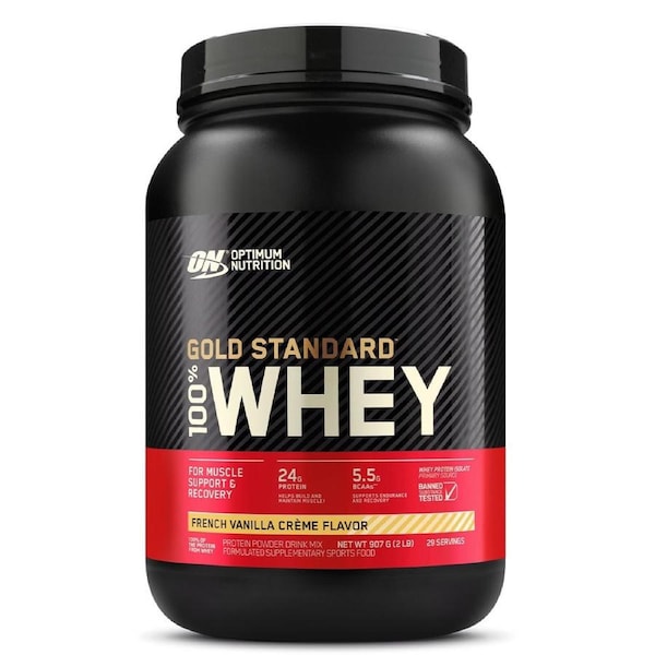Optimum Nutrition Gold Standard 100% Whey Protein Powder Vanilla Creme 907g