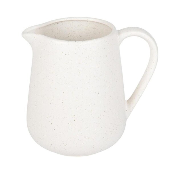 NF Living Pitcha 1500ml Jug Stoneware Elegant Dinnerware & Serveware White