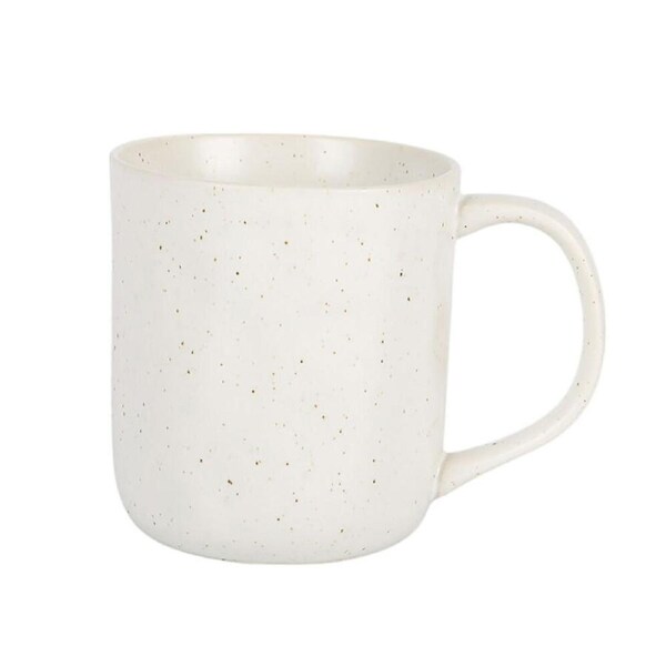 4pc NF Living Mirth Mug 350ml Capacity Ceramic Mugs Stoneware Dinnerware White