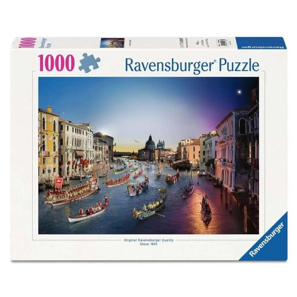 Ravensburger Puzzle 1000pc - Venice Day to Night