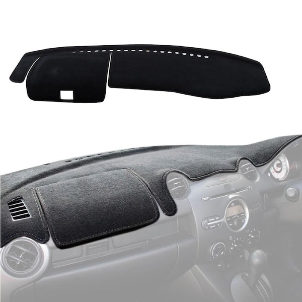 For TOYOTA HILUX RZN /SR5/RZN147R 10/1997-02/2005 All Models w/out Pax Airbag Custom Black Car Dash Mat Cover Dashmat 1997 1998 1999 2000 2001 2002 2003 2004 2005