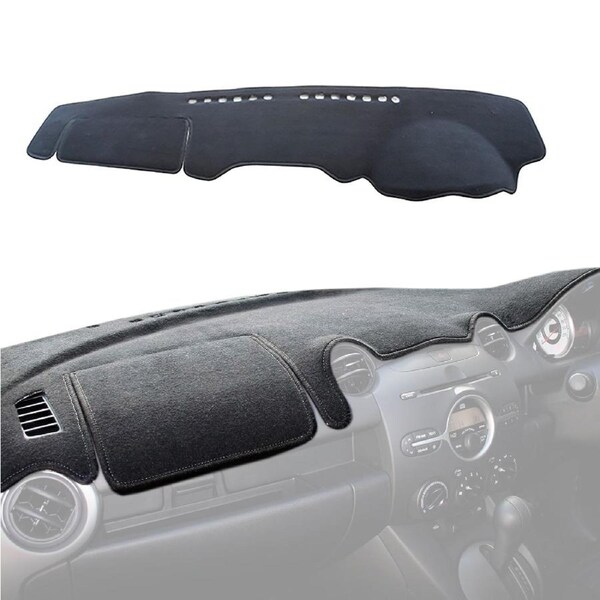 For TOYOTA HILUX SR/SR5 MY10 - MY12 03/2005-08/2015 All Models including Workmate Custom Black Car Dash Mat Cover Dashmat 2005 2006 2007 2008 2009 2010 2011 2012 2013 2014 2015