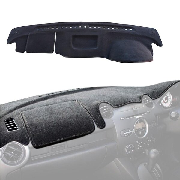 For ISUZU D-MAX TFR85J/TFS85J 07/2012-06/2020 All Models with coin tray Custom Black Car Dash Mat Cover Dashmat 2012 2013 2014 2015 2016 2017 2018 2019 2020