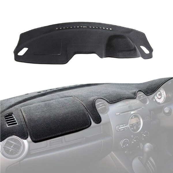 For MITSUBISHI ECLIPSE CROSS YA YB MY18 11/2017-02/2025 All Models w/out HUD (Heads Up Display) Custom Black Car Dash Mat Cover Dashmat 2017 2018 2019 2020 2021 2022 2023 2024 2025