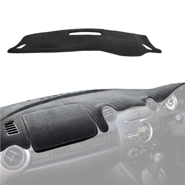 For MITSUBISHI OUTLANDER ZM 11/2021-02/2025 w/out HUD (Heads up display) Custom Black Car Dash Mat Cover Dashmat 2021 2022 2023 2024 2025
