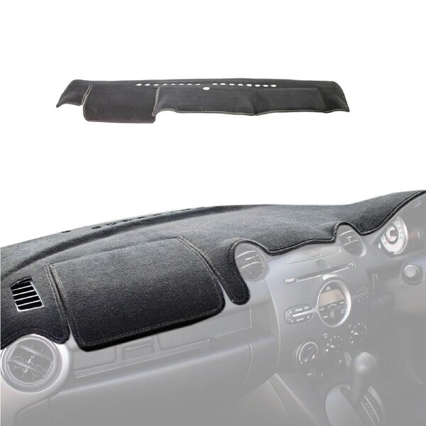 For TOYOTA LANDCRUISER 70 SERIES GDJ76R/78R/79R 10/2023-On All Models Custom Black Car Dash Mat Cover Dashmat 2023 2024 2025